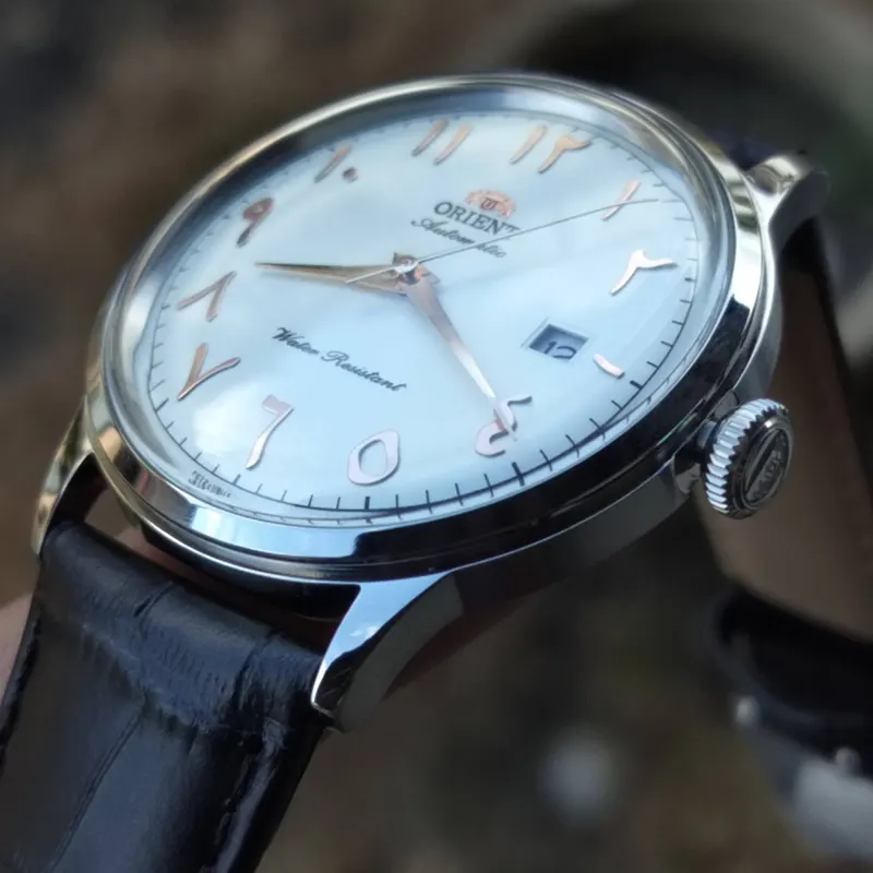 Orient Bambino V2 Arabic White Dial Men's Watch- RA-AC0038S